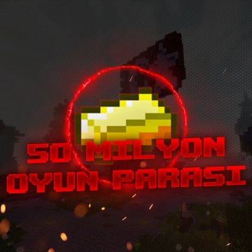 TurkeyMC Ürün - 50 MİLYON OYUN PARASI Satın Al