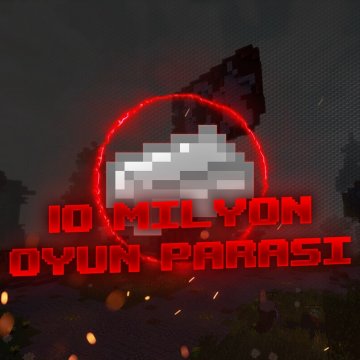 TurkeyMC Ürün - 10 MİLYON OYUN PARASI Satın Al